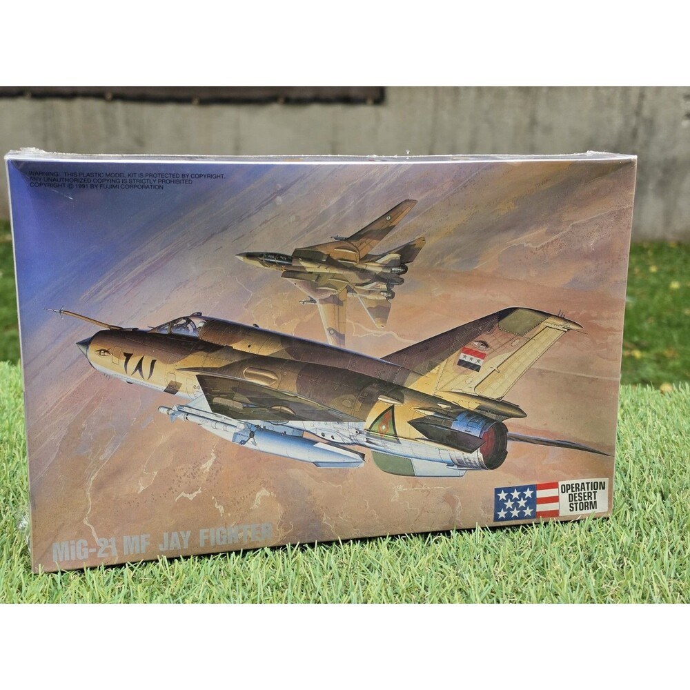 Fujimi MiG-21 MF Jay Fighter # 27024  1:72 New Sealed* Operation Desert Storm
